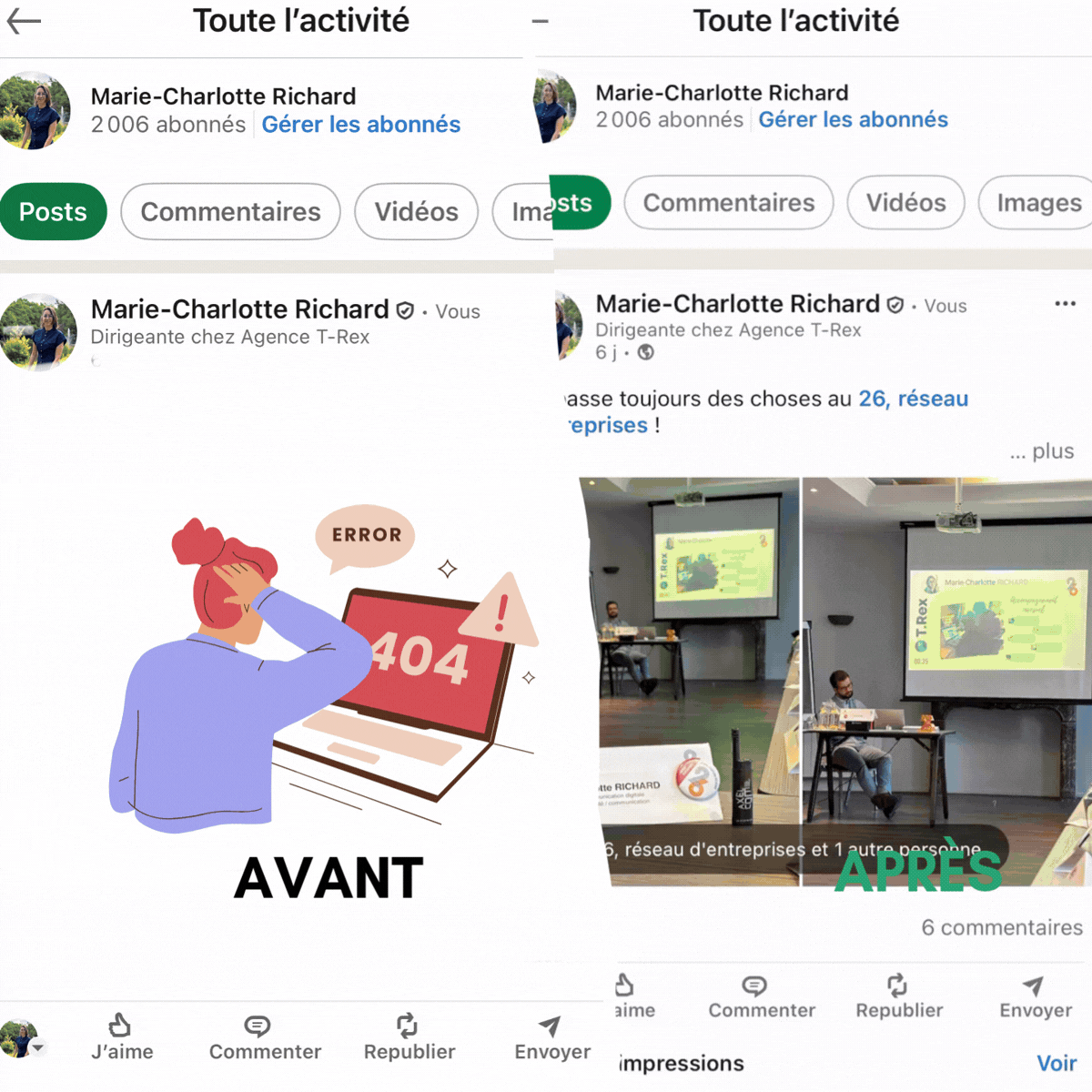 Avant - Après notre intervention